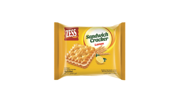 Zess Sandwich Cracker Lemon 180g - Image 3