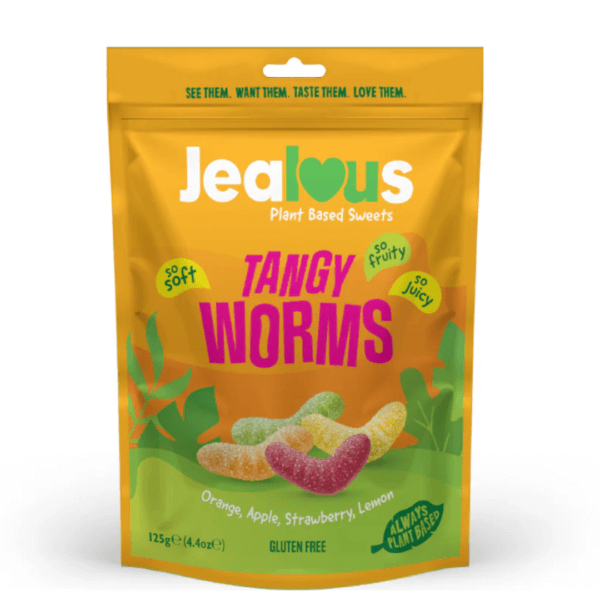 Jealous Sweets Tangy Worms GF Vegan Jelly
