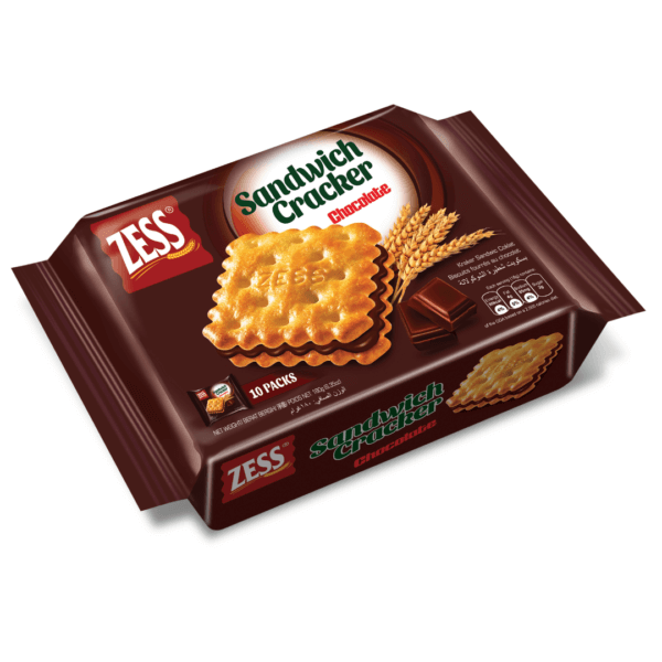 Zess Sandwich Cracker Chocolate 180g