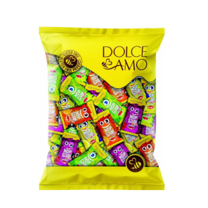 GF  Hop Siup Filled Jellies in Sugar with Lemon, Orange, Cherry and Apple – 850g
