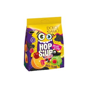 GF Hop Siup Filled Jellies in Sugar with Lemon, Orange, Cherry and Apple – 250g